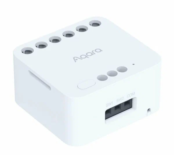 AQARA DCM-K01 Dual Relay Module T2 Реле двухканальное с сухим контактом