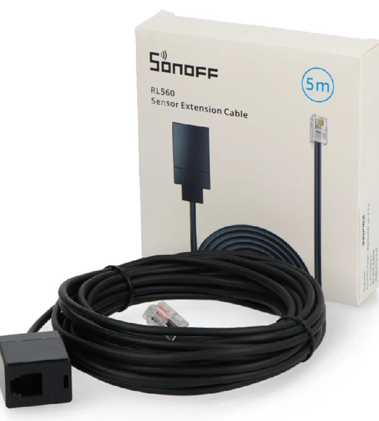 SONOFF RL560 (RJ9 4P4C connector) Sensor Extension Cable 5m