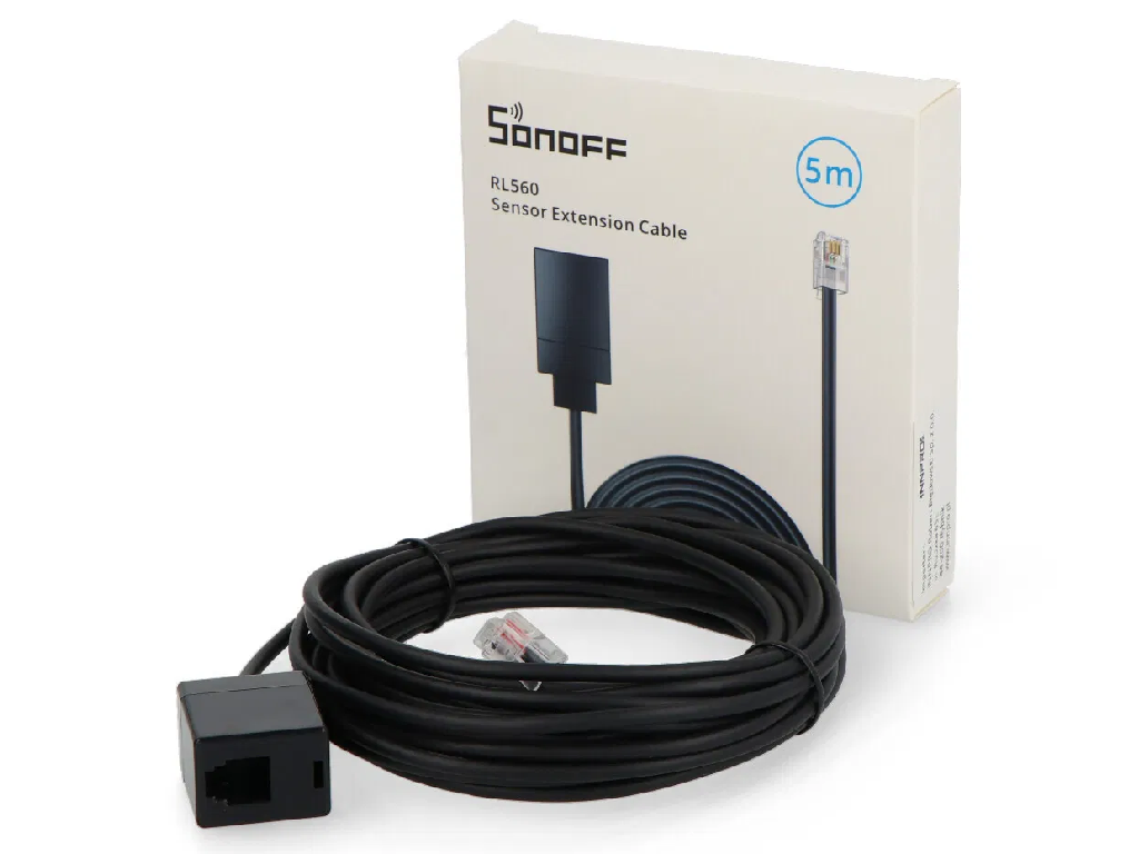 SONOFF RL560 (RJ9 4P4C connector) Sensor Extension Cable 5m