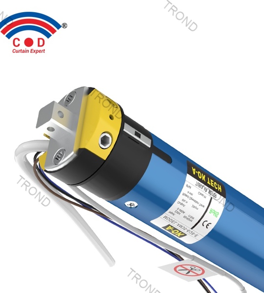 MOES RC-FG-AM35-6N28/35 RF433 receiving tubular motor with remote control 2 core （N+L）