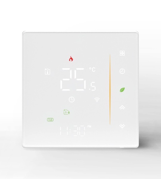 MOES ZHT-SR-GB-WH-MS/Zigbee star-ring thermostat, electric 16A
