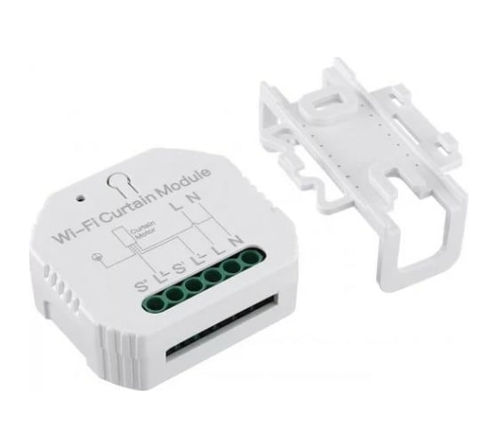 MOES ZRM-108-MS Zigbee+RF433 Hidden Curtain Module; Live+Neutral; MOES; AC 90- 250V; 500W