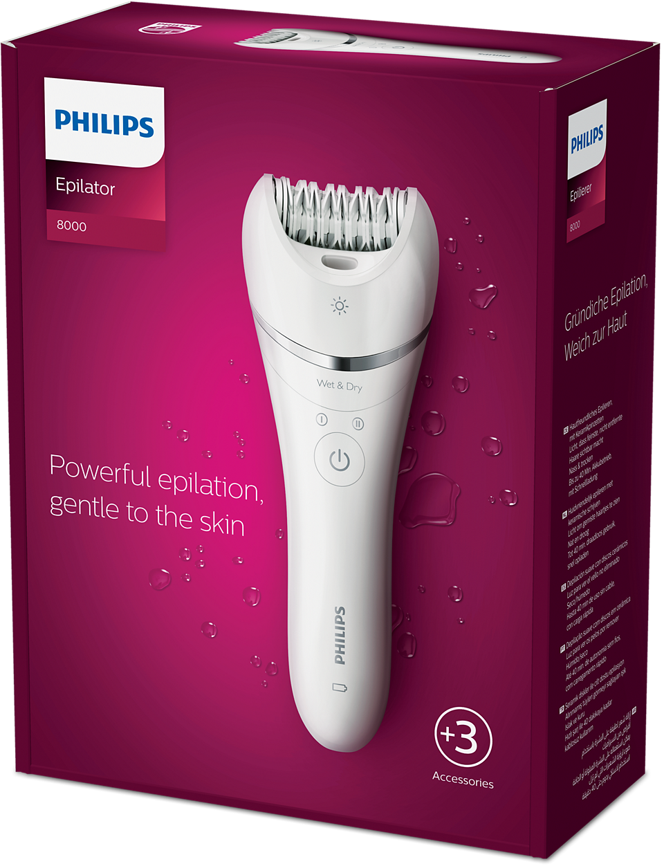 Эпилятор PHILIPS BRE700