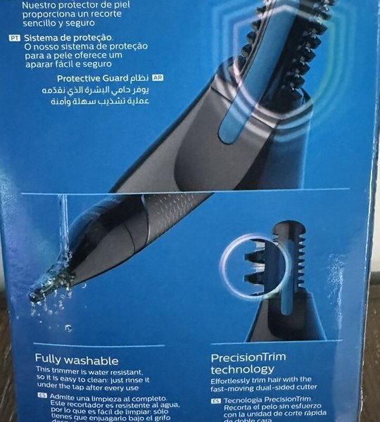 Триммер Philips NT3650/16 PrecisionTrim – для носа, ушей и бровей