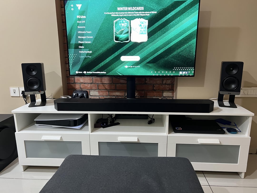 Домашний кинотеатр LG SQC2 – 2.1 саундбар + беспроводный сабвуфер