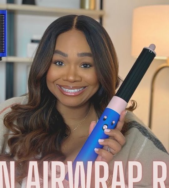 СТАЙЛЕР DYSON AIR WRAP HS05 LONG BLUE BLUSH