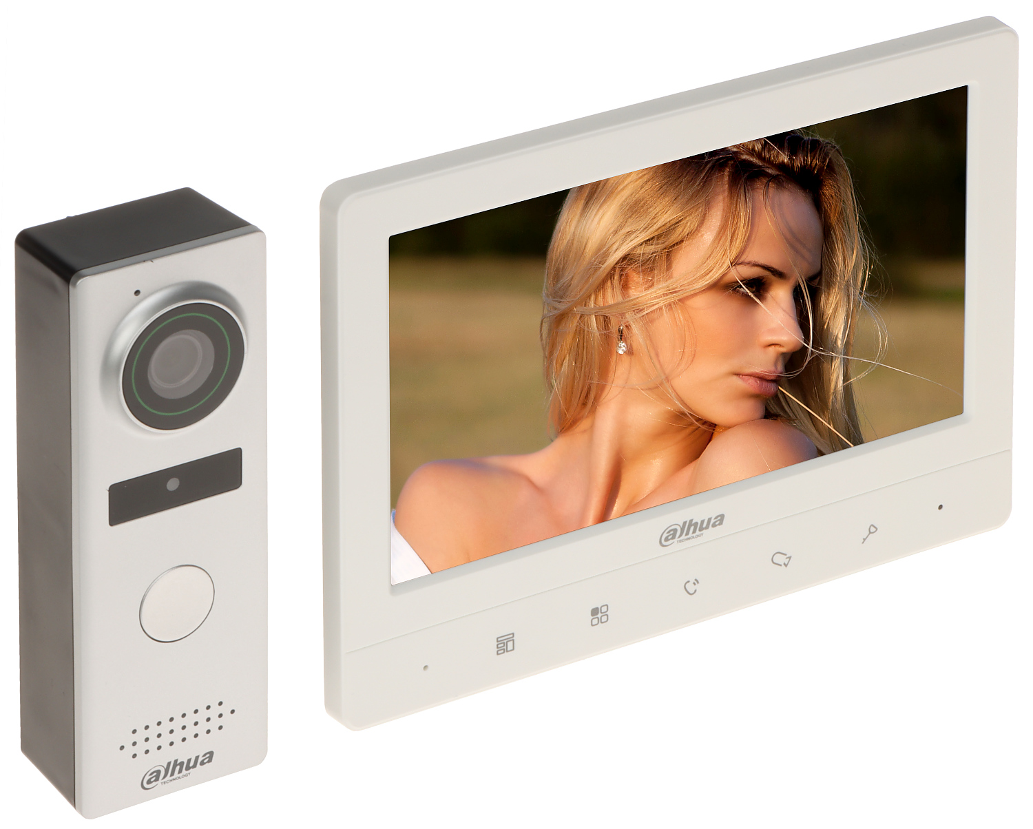 Аналоговый видеодомофон Dahua KTA02 Kit, комплект