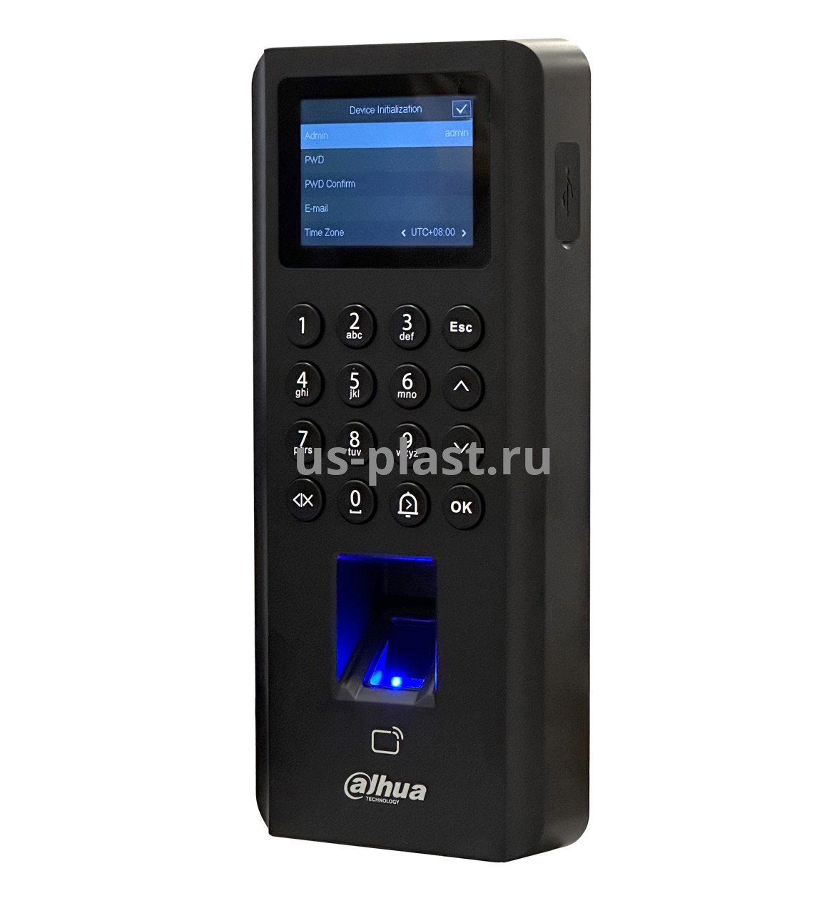 Автономный RFID‑считыватель Dahua DHI‑ASI2212J‑PW, 2‑канальный, 12 V