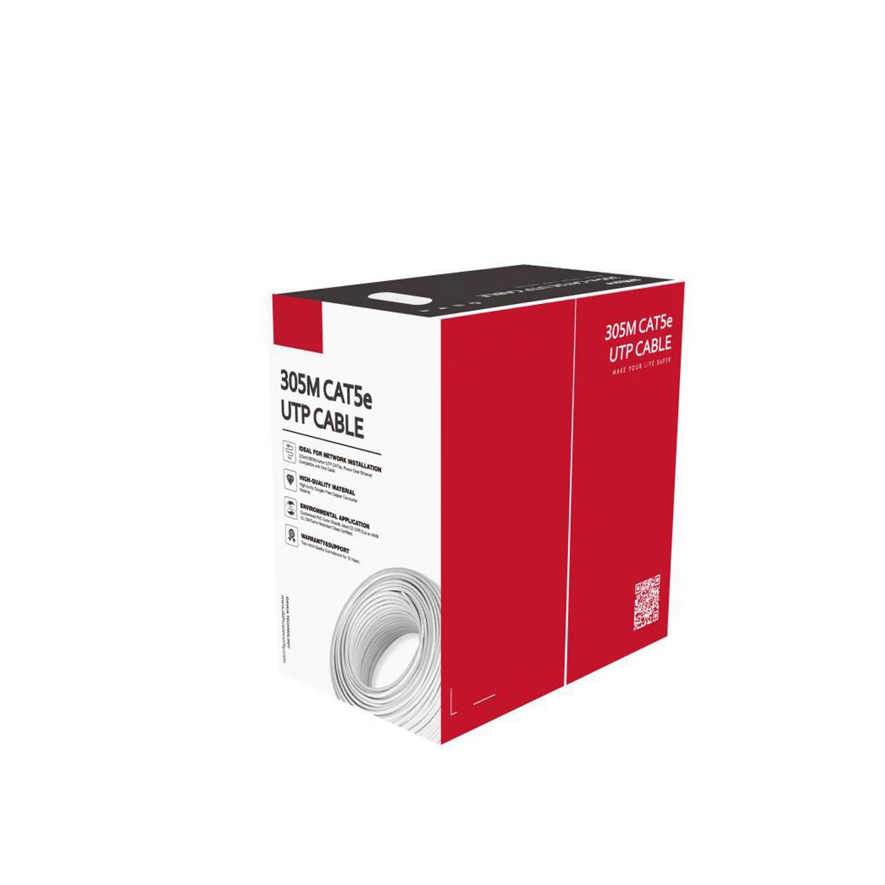 Сетевой кабель Dahua DH-PFM922I-5EUN-C-V2 UTP CAT5 305m