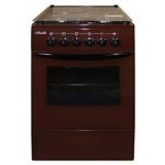 Плита комбинированная  Кристал 6622-Коричневый