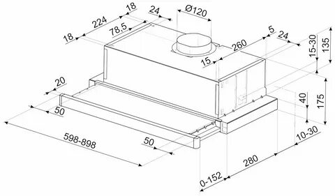 ВЫТЯЖКА РАЗМЕР 60 см