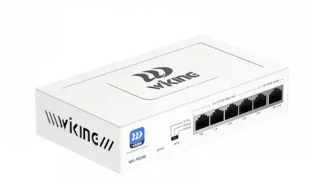 СВИTЧ Wi-Tek WK-PS305 1Gb 4p POE+1p uplink