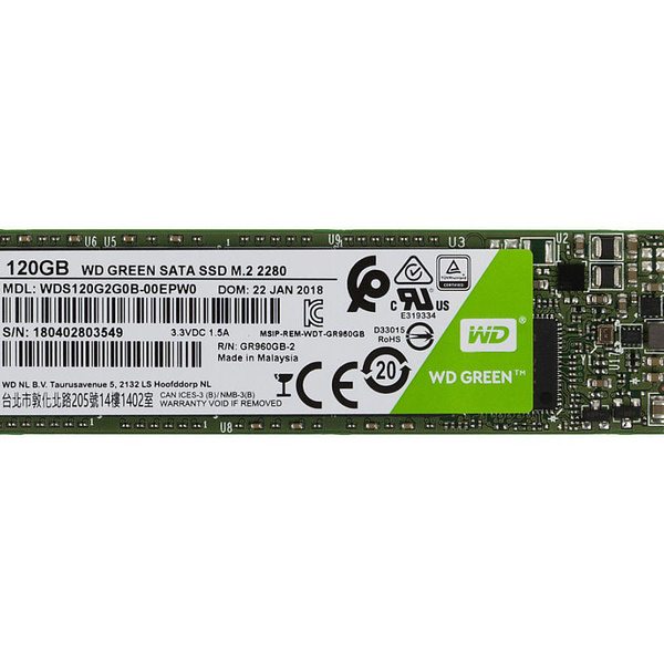 WD M2 Green 120gb
