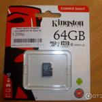 Micro sd Kingstone 64gb