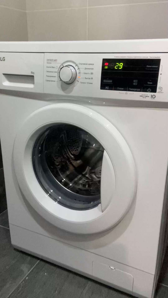 СТИР МАШИНА   LG  F2J3NS0W  6KG