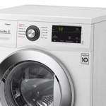 СТИР МАШИНА   LG  F4J3TS5W 8KG  WHITE