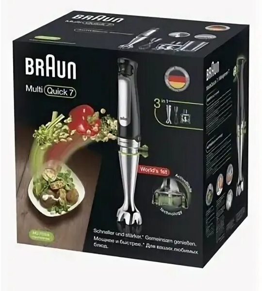 БЛЕНДЕР РУЧНОЙ BRAUN MQ7035
