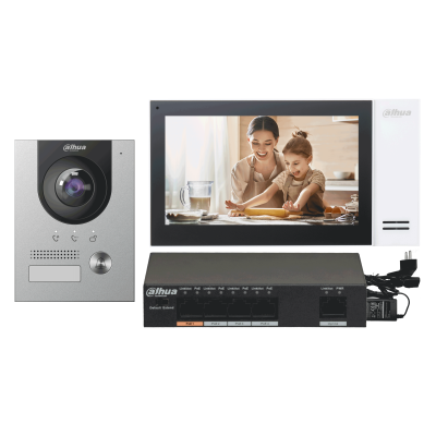 IP Видеодомофон Dahua DHI-KTP01(S) Kit комплект