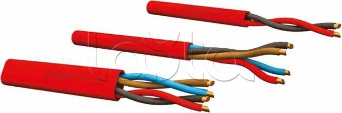 Кабель для систем пожарной и охранной сигнализации КПСВВнг-LS 1х2х0,8мм