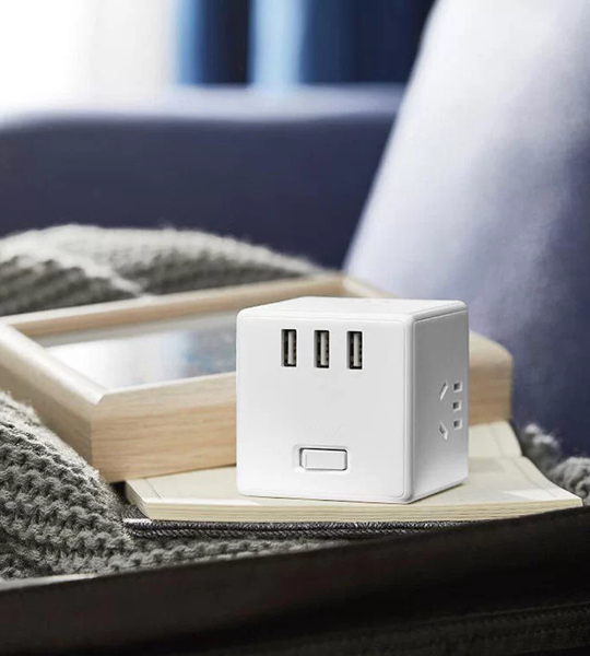 Розетка кубик Xiaomi Mijia Rubiks Cube Converter Wireless Edition (без провода) (MJZHQ3-01QM)