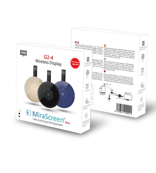 Беспроводной HDMI-адаптер MiraScreen G2-4 (1080P, 2.4G)