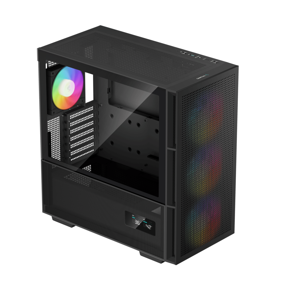 Корпус (CASE) DeepCool CH560 DIGITAL WH/BK
