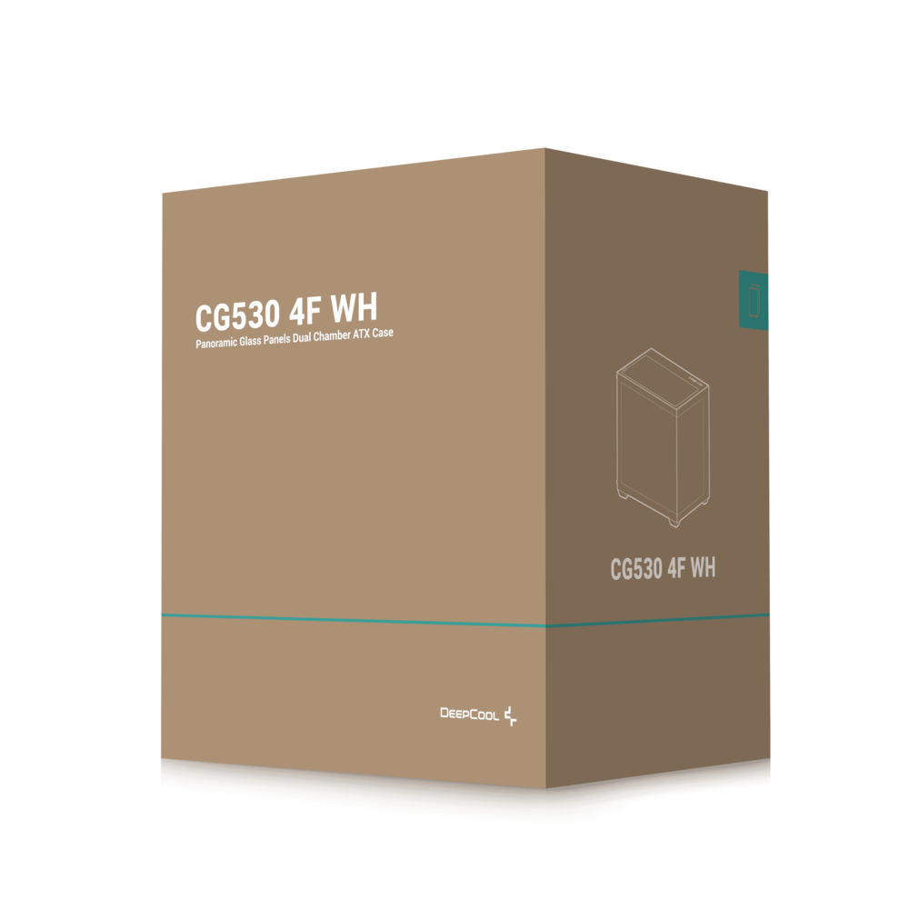 Корпус DeepCool (CASE) CG530 4F WH