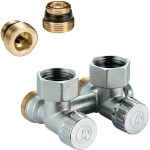 Узел нижнего подключения угловой Giacomini R384