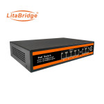 AI PoE Switch ND‑AP0420 4 port PoE 10/100Mbps+2*LAN 100Mbps, 65W power supply