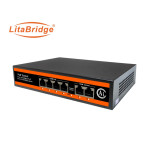 AI PoE Switch ND‑AP0420 4 port PoE 10/100Mbps+2*LAN 100Mbps, 65W power supply
