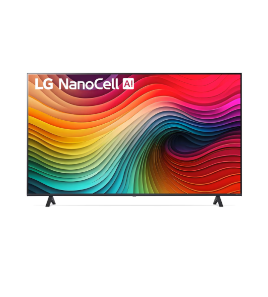 LG 55NANO80 55 NanoCell 4K Smart TV — α5 Gen5 AI, HDR10/HLG, webOS