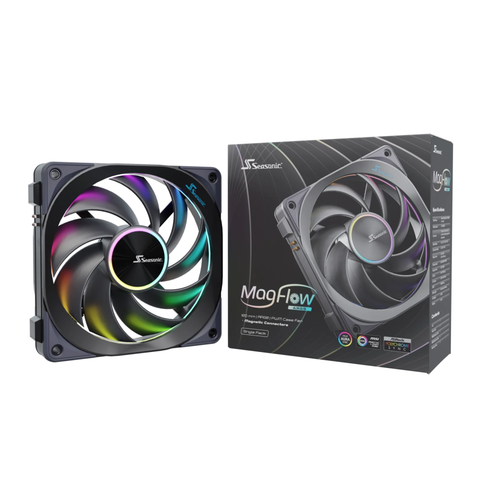 Seasonic MagFlow ARGB 120 mm Fan