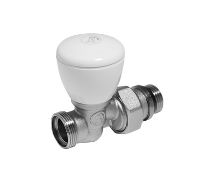 Прямой ручной клапан Giacomini R27TG с наружной резьбой