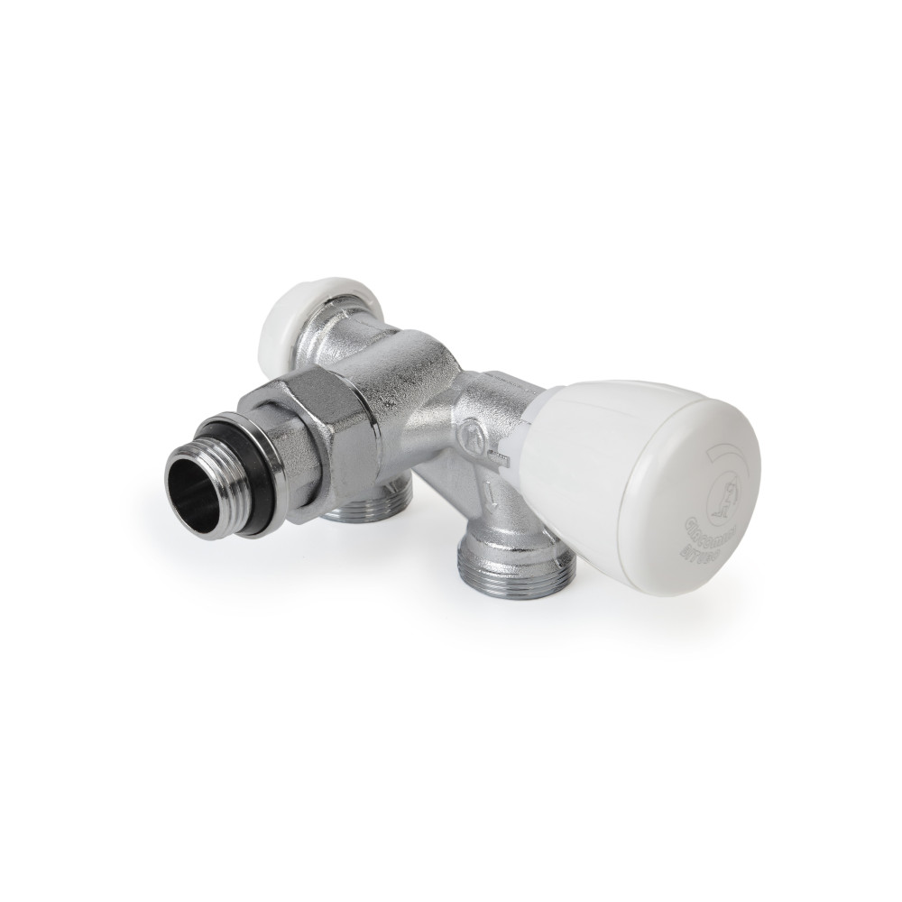 Угловой термостатический узел Giacomini R358B1 (левый, для двухтрубных систем)