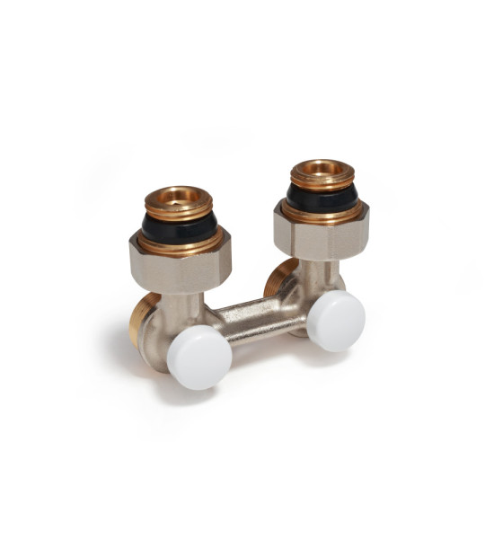 Узел нижнего подключения угловой компактный Giacomini R388L