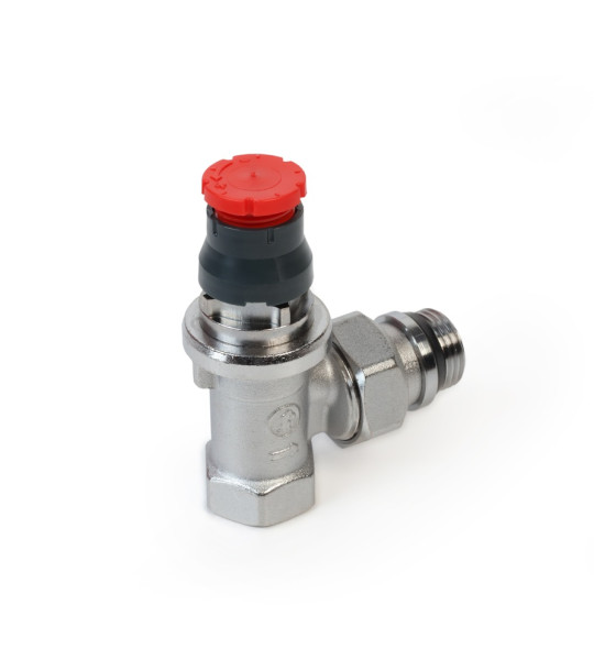 Угловой динамический клапан Giacomini R401DB с авторегулировкой расхода