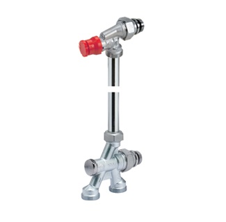 Термостатическая группа Giacomini R438P для двухтрубных систем с преднастройкой