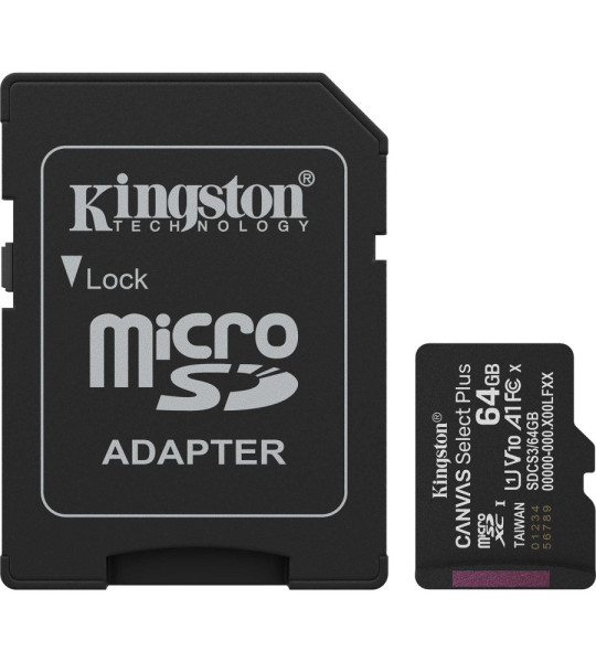 Kingston Canvas Select Plus microSD Class 10 100MBS