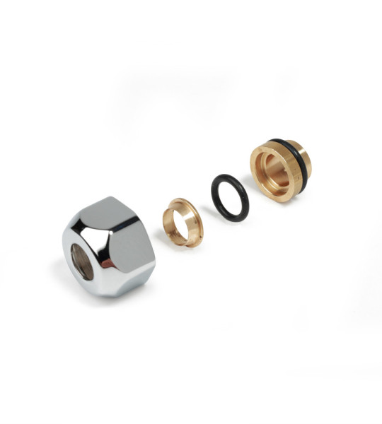 Глянцевый переходник для металлических труб Giacomini T178C