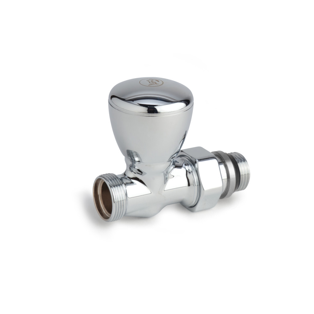 Прямой ручной клапан Giacomini T27C для полотенцесушителя