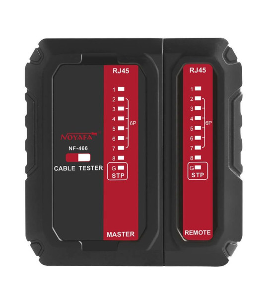 Кабельный тестер W-Star WSNF-466S для RJ45/RJ12 (с PoE защитой)