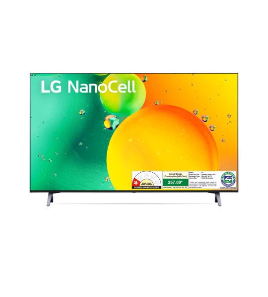 LG 55NANO75SQA 55 NanoCell 4K Smart LED TV — α5 AI, HDR10/HLG, ALLM