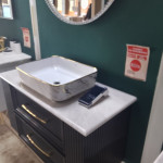 Тумба с раковиной для ванной комнаты 1711 (100x45 см)