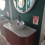 Тумба с раковиной 1720 (100x45 см) Терракотовая