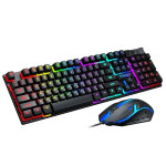 Игровая мышь T-WOLF V1 с RGB-подсветкой — проводная, USB, 1200 DPI, эргономичная