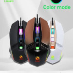 Игровая мышь JERTECH RUMBLE JR800 — 2400 DPI, 6 кнопок, RGB подсветка, USB, для ПК и ноутбуков