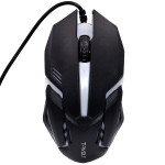 Игровая мышь T-WOLF V1 с RGB-подсветкой — проводная, USB, 1200 DPI, эргономичная