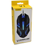 Игровая мышь T-WOLF V1 с RGB-подсветкой — проводная, USB, 1200 DPI, эргономичная