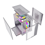 Корпус Vision Micro CVBM-L4 / CVWM-L4 Mini-Tower mATX с 4 LED вентиляторами и стеклянными панелями