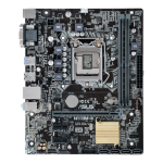 Материнская плата ASUS H110M-K, Micro ATX, Intel LGA 1151, DDR4, USB 3.0, VGA, DVI, Audio, Windows